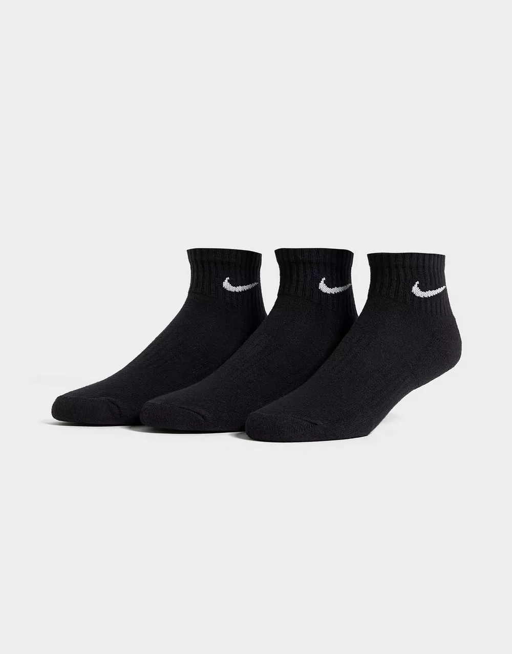 NIKE 3 PACK CUSHIONED QUARTER SOCKS, фото 1 з 3