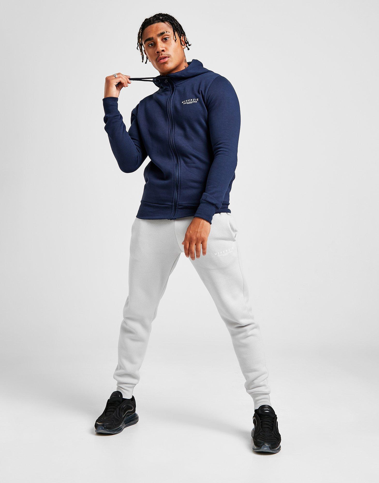 Bluza męska MCKENZIE BLUZA Z KAPTUREM ESSENTIAL ZIP MCKTM12793 Granatowy