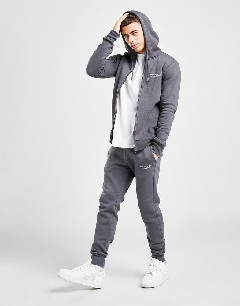 Pánska mikina MCKENZIE ESSENTIAL ZIP THROUGH HOODIE MEN'S  MCKTM12793 Sivá