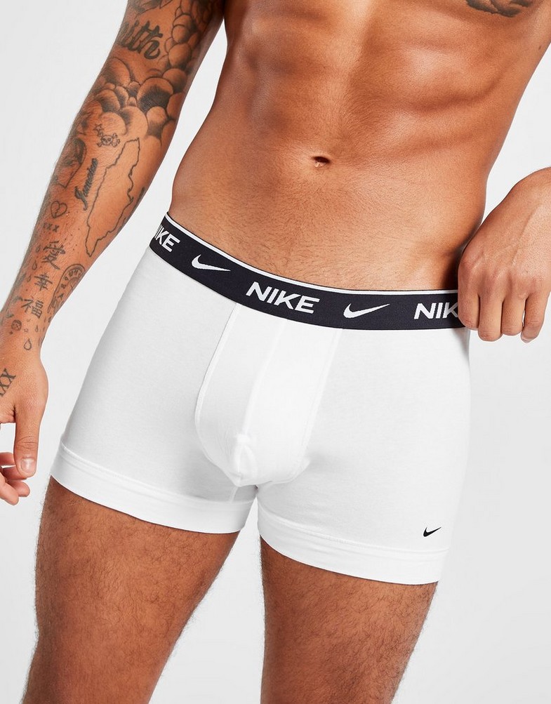 Férfi fehérnemű NIKE BOXERALSÓ 3 PACK TRUNKS