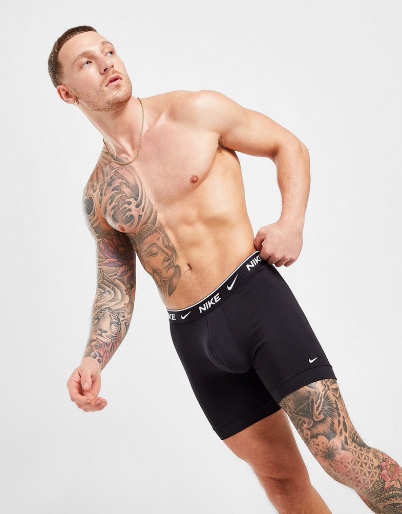 Vyriškas apatinis trikotažas NIKE 3 PACK BOXERS  0000KE1007UB1 Juoda