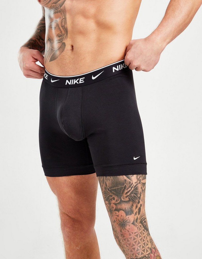 Vyriškas apatinis trikotažas NIKE 3 PACK BOXERS  0000KE1007UB1 Juoda