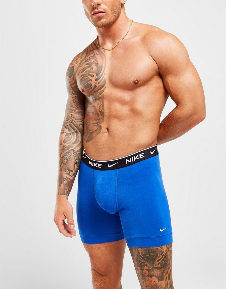 Pánska spodná bielizeň NIKE 3 PACK BOXERS  0000KE10079J1 Viacfarebná
