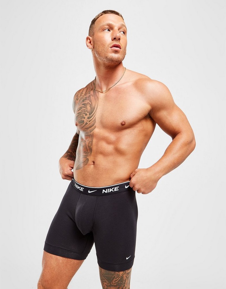 Pánska spodná bielizeň NIKE 3 PACK BOXERS  0000KE10079J1 Viacfarebná
