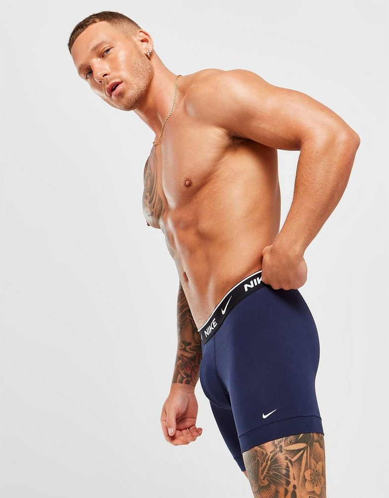 Pánska spodná bielizeň NIKE 3 PACK BOXERS  0000KE10079J1 Viacfarebná