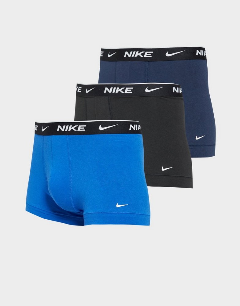 Férfi fehérnemű NIKE BOXERALSÓ NIKE 3 PACK TRUNKS