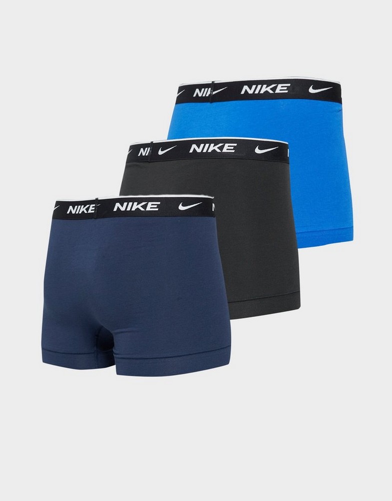 Lenjerie intimă pentru bărbați NIKE BOXERI NIKE 3 PACK TRUNKS 0000KE10089J1 Multicolor