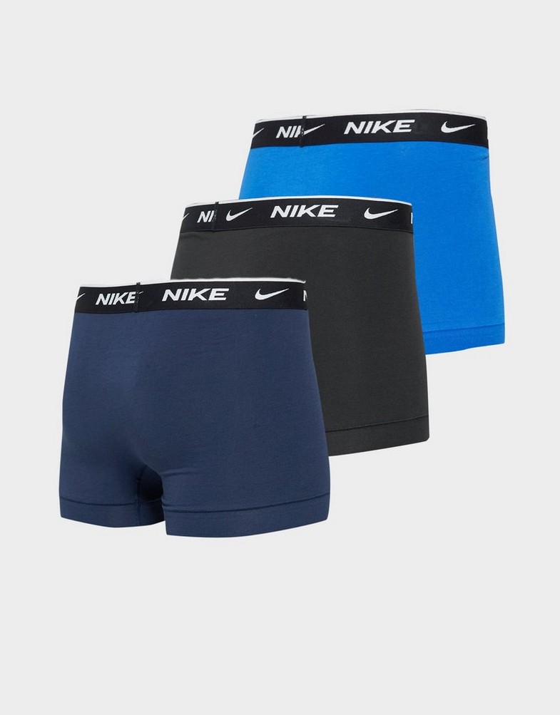 Férfi fehérnemű NIKE BOXERALSÓ NIKE 3 PACK TRUNKS