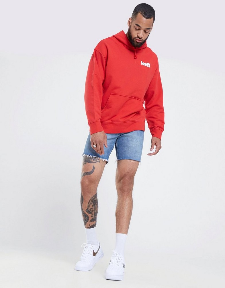 Koszulka, t-shirt męski LEVI'S T-SHIRT RELAXED GRAPHIC PO 38479-0155 Czerwony