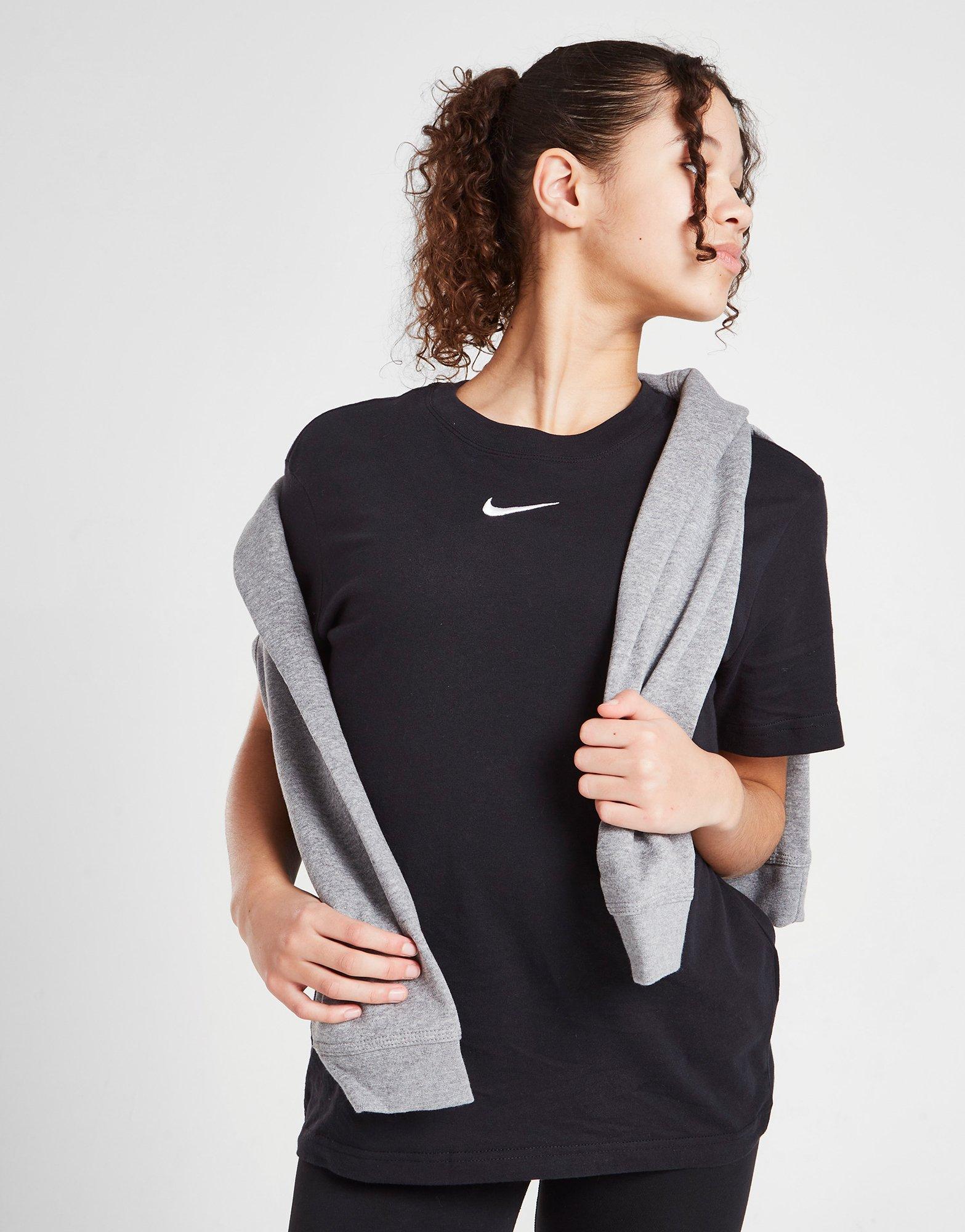 Gyerek póló NIKE PÓLÓ SPORTSWEAR GIRL DA6918-010 Fekete