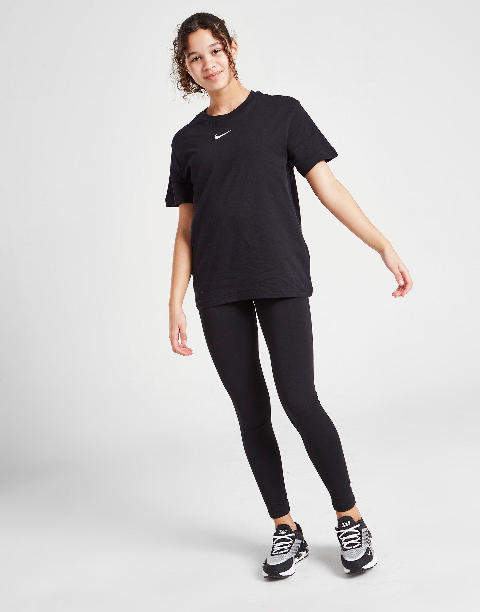 Gyerek póló NIKE PÓLÓ SPORTSWEAR GIRL DA6918-010 Fekete