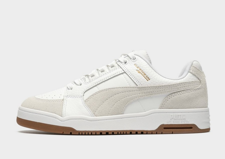 Buty sneakersy męskie PUMA SLIPSTREAM LO SUEDE FS 385694 01 Biały