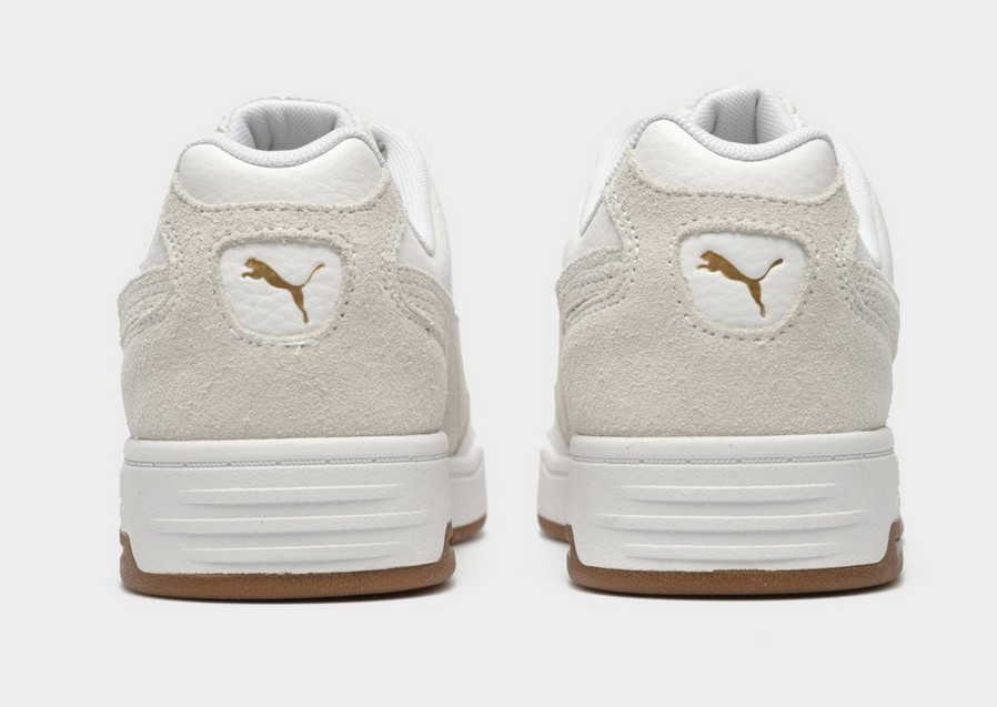 Buty sneakersy męskie PUMA SLIPSTREAM LO SUEDE FS 385694 01 Biały