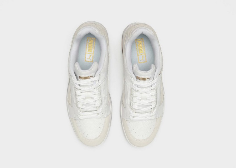 Buty sneakersy męskie PUMA SLIPSTREAM LO SUEDE FS 385694 01 Biały