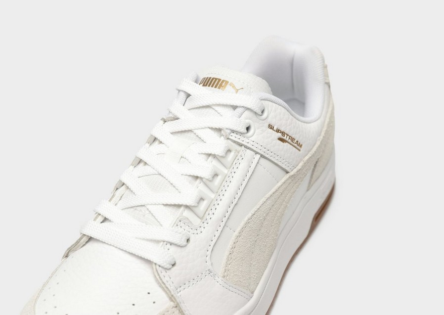 Buty sneakersy męskie PUMA SLIPSTREAM LO SUEDE FS 385694 01 Biały
