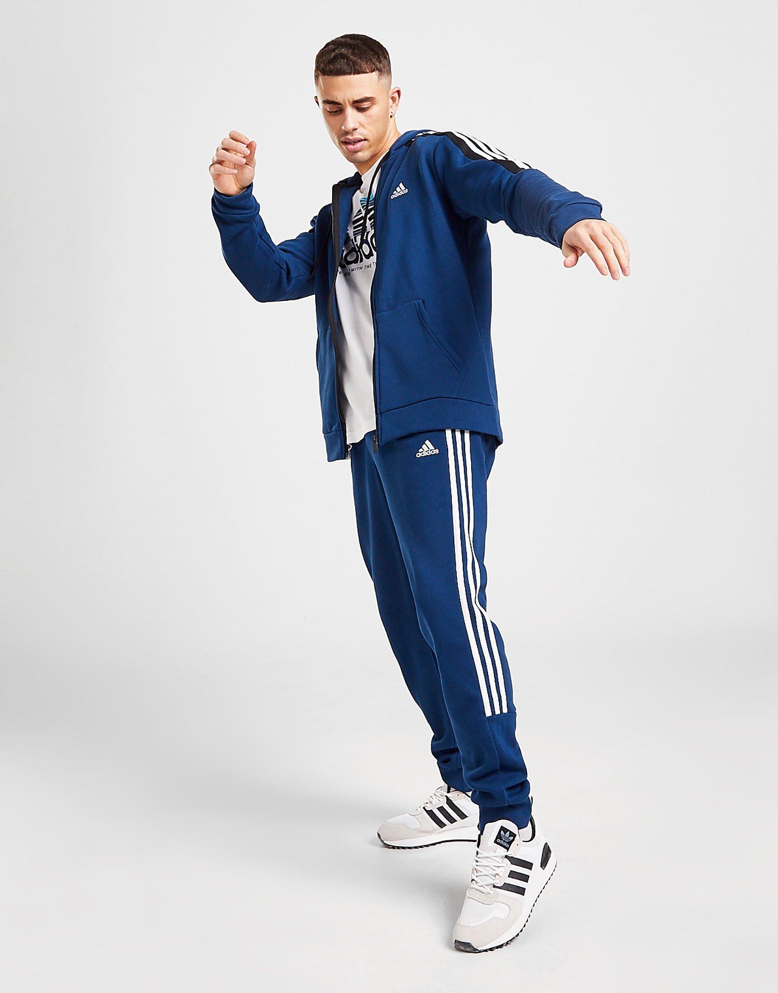 Pánské kalhoty ADIDAS ENERGIZE FLEECE JOGGERS GV2545 Tmavě modrá
