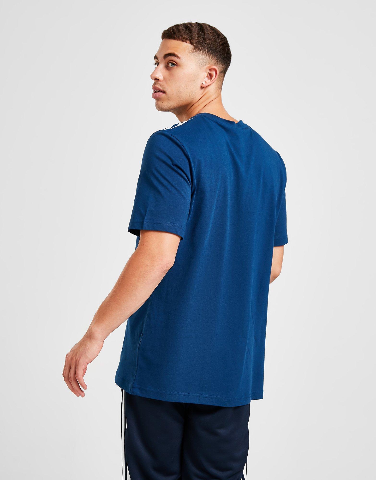 Tricou pentru bărbați ADIDAS TRICOU BADGE OF SPORT 3-STRIPES TRICOU GS0251 Albastru