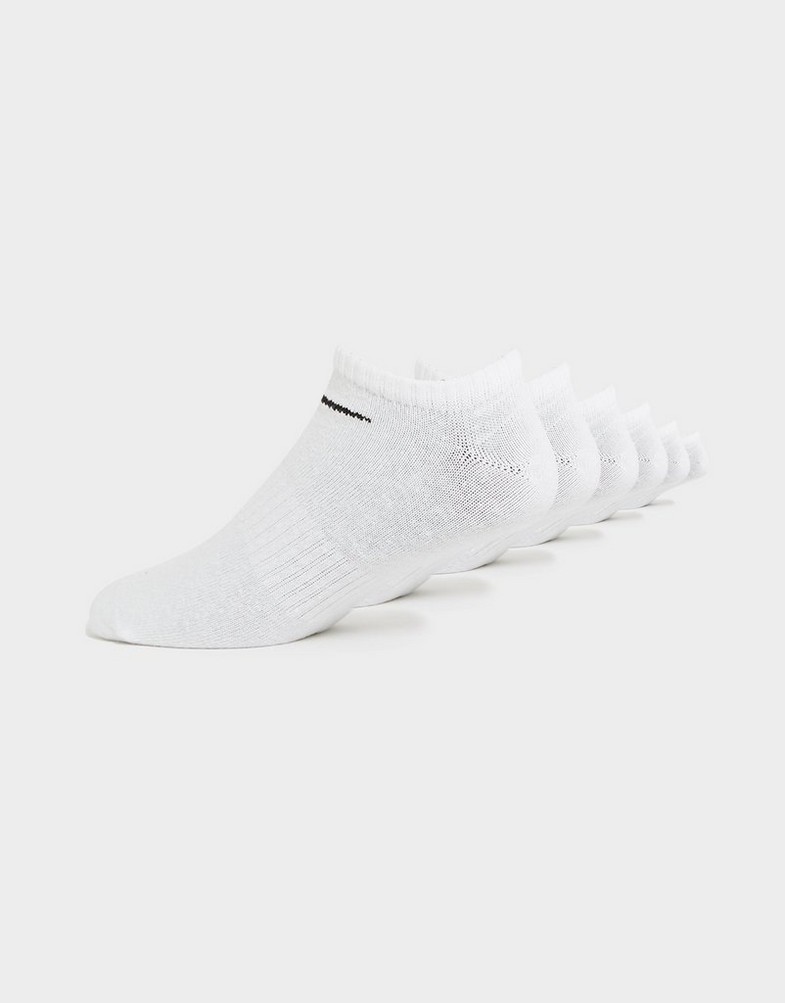 Moteriškos kojinės NIKE 6-PACK NO SHOW SOCKS  SX7679100 Balta