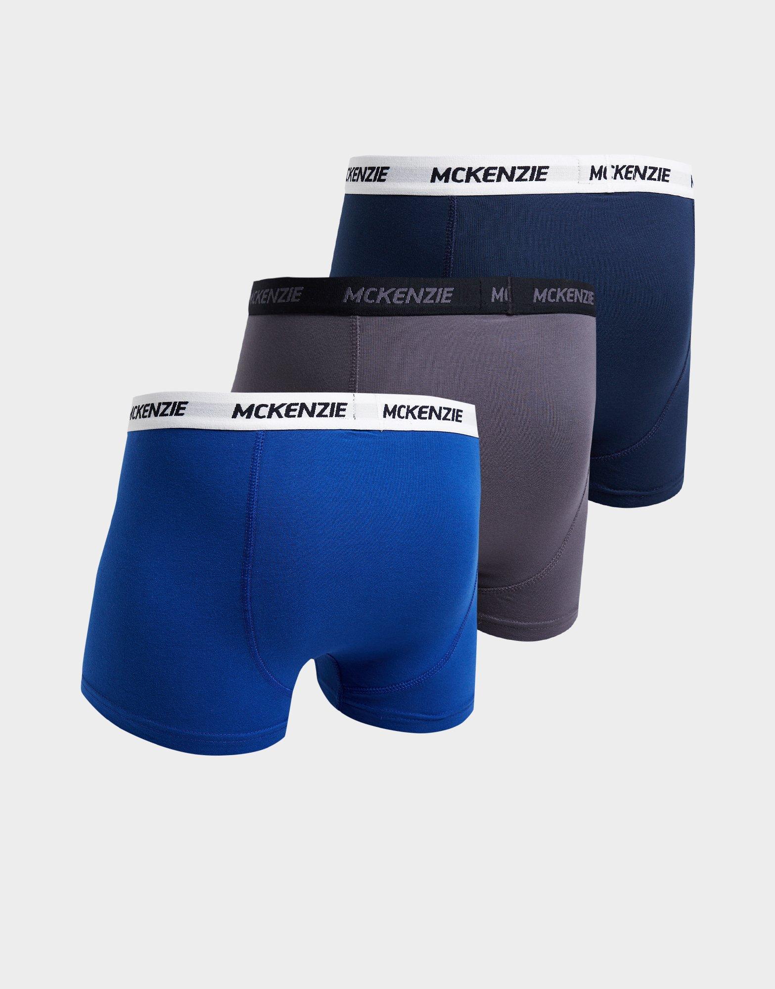 Dětské spodní prádlo MCKENZIE WYATT 3 PACK OF BOXER SHORTS JUNIOR  MCKAA14249 Černá