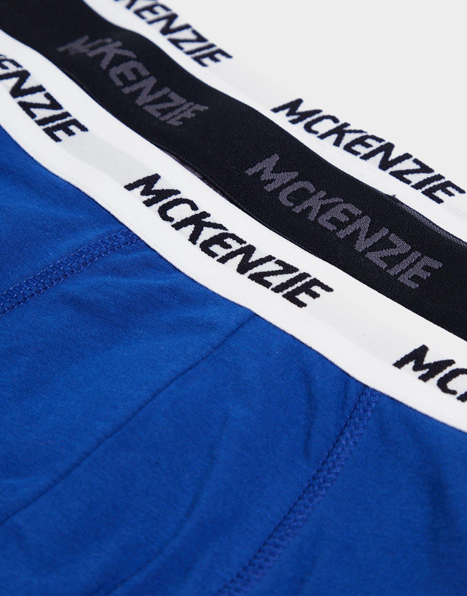 Dětské spodní prádlo MCKENZIE WYATT 3 PACK OF BOXER SHORTS JUNIOR  MCKAA14249 Černá