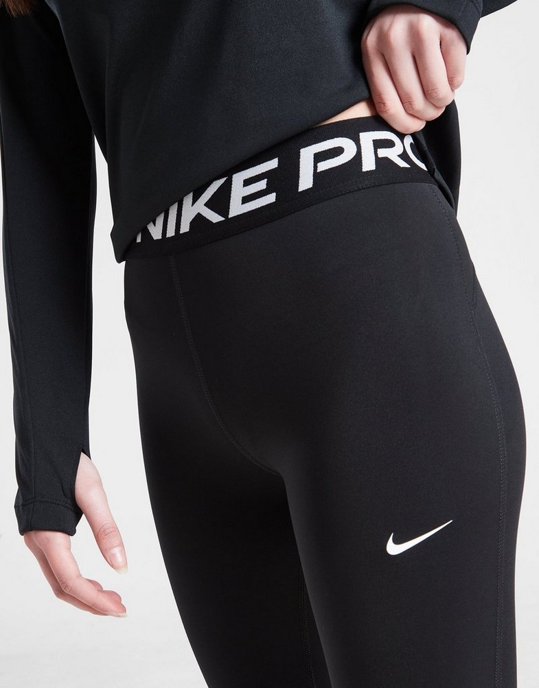 Nike, Pro lány nadrág, Lány, root, Fekete