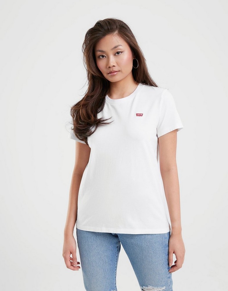 Női póló LEVI'S PÓLÓ PERFECT TEE 39185-0006 Fehér