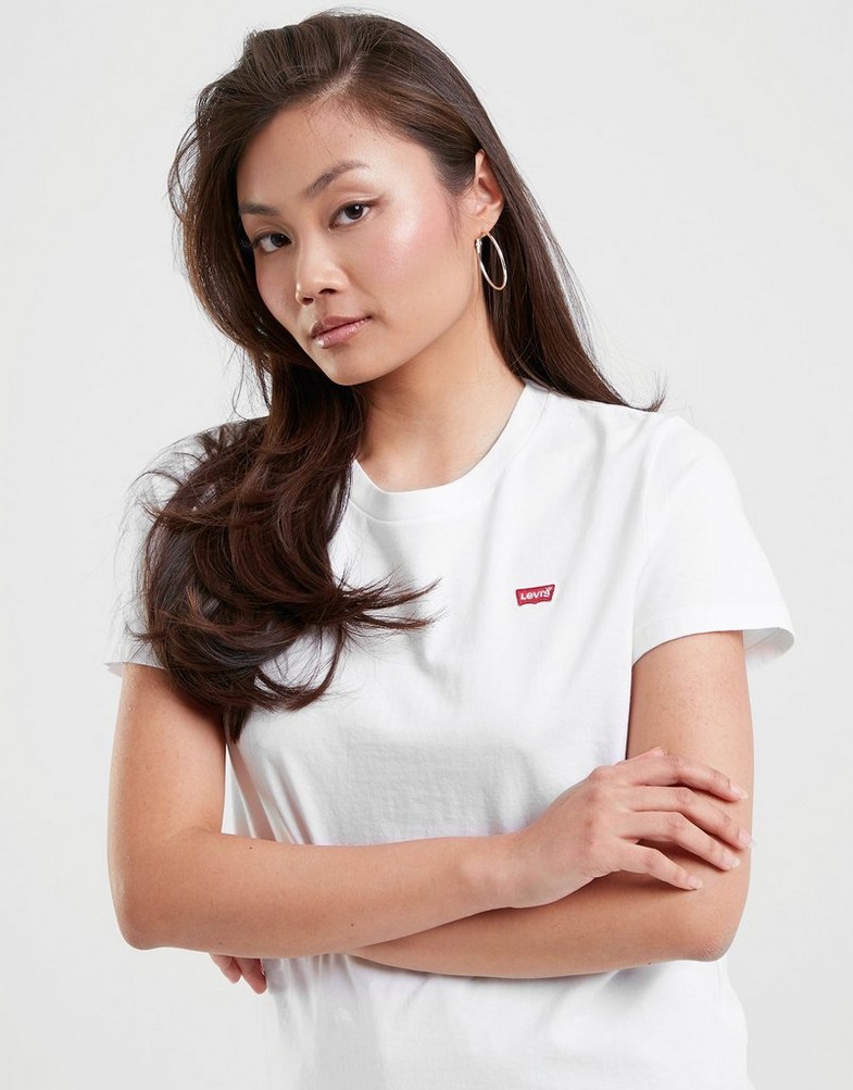 Női póló LEVI'S PÓLÓ PERFECT TEE 39185-0006 Fehér