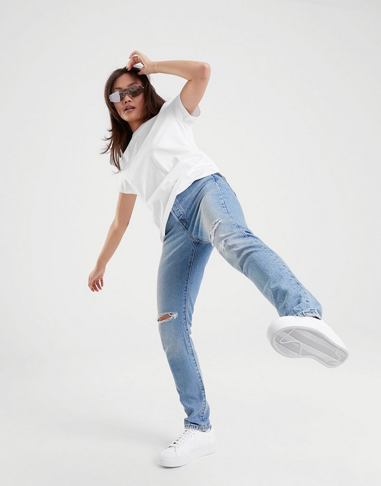 Női póló LEVI'S PÓLÓ PERFECT TEE 39185-0006 Fehér