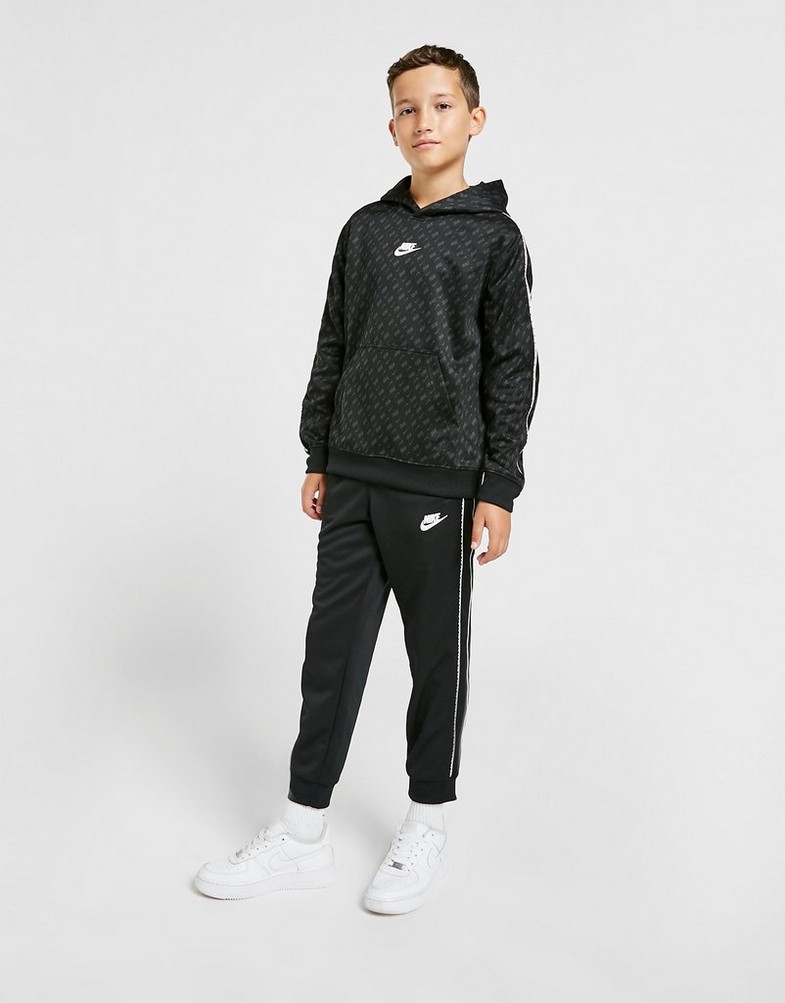 NIKE SPODNIE TAPE POLY TRACK PANTS JUNIOR DD4008010 Czarny