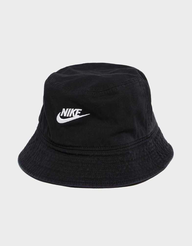 Női sapká NIKE KALAP U NSW BUCKET FUTURA WASH DC3967-010 Fekete