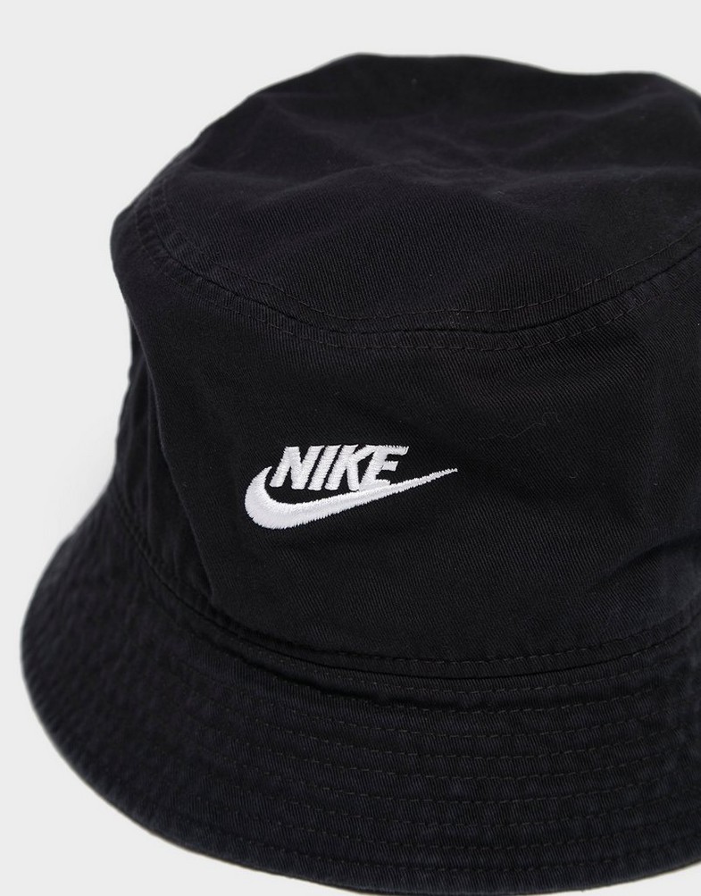 Női sapká NIKE KALAP U NSW BUCKET FUTURA WASH DC3967-010 Fekete