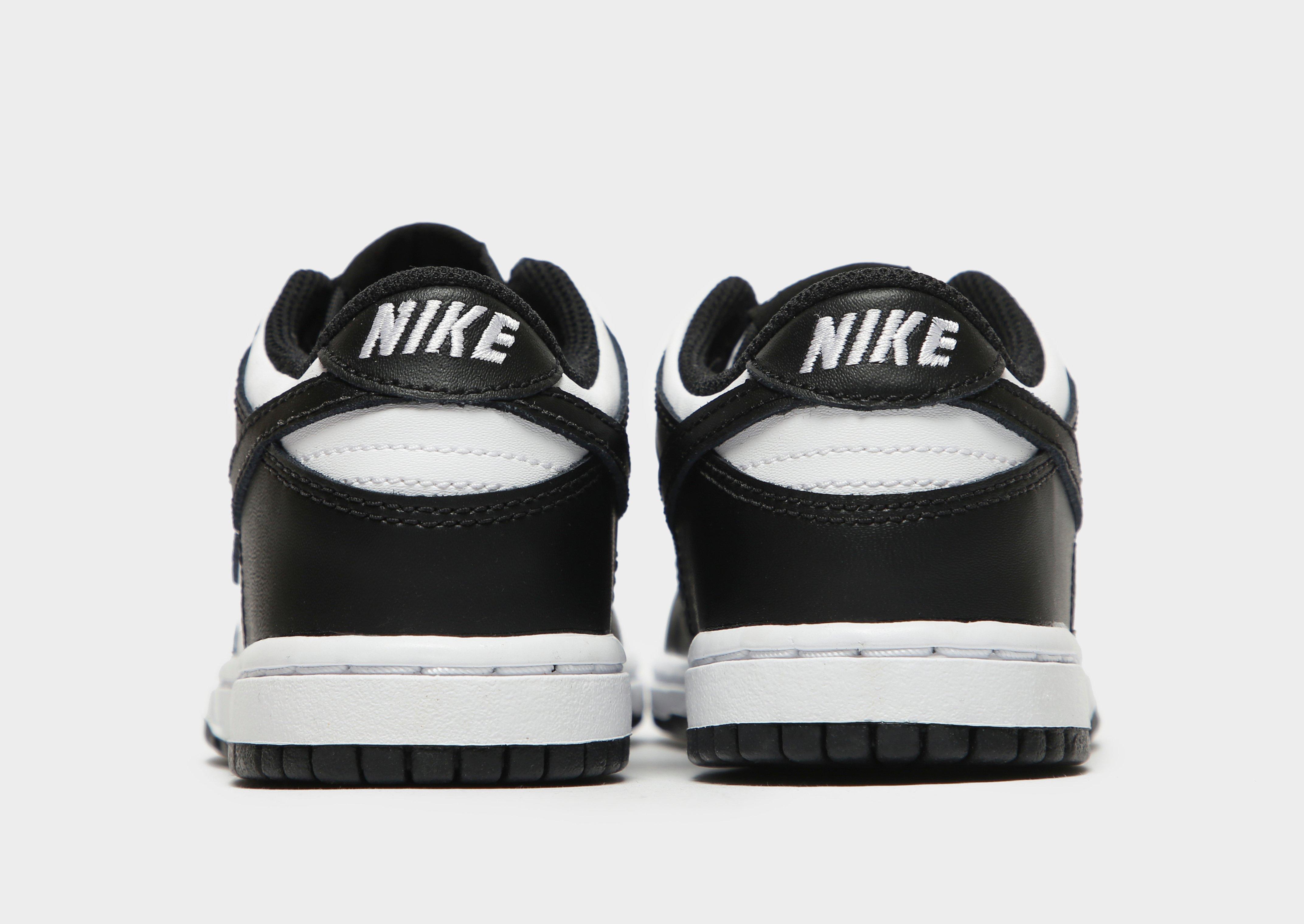 新品 NIKE ナイキ DUNK LOW キッズ 白黒 パンダ 19cm Nike Dunk Low Retro 