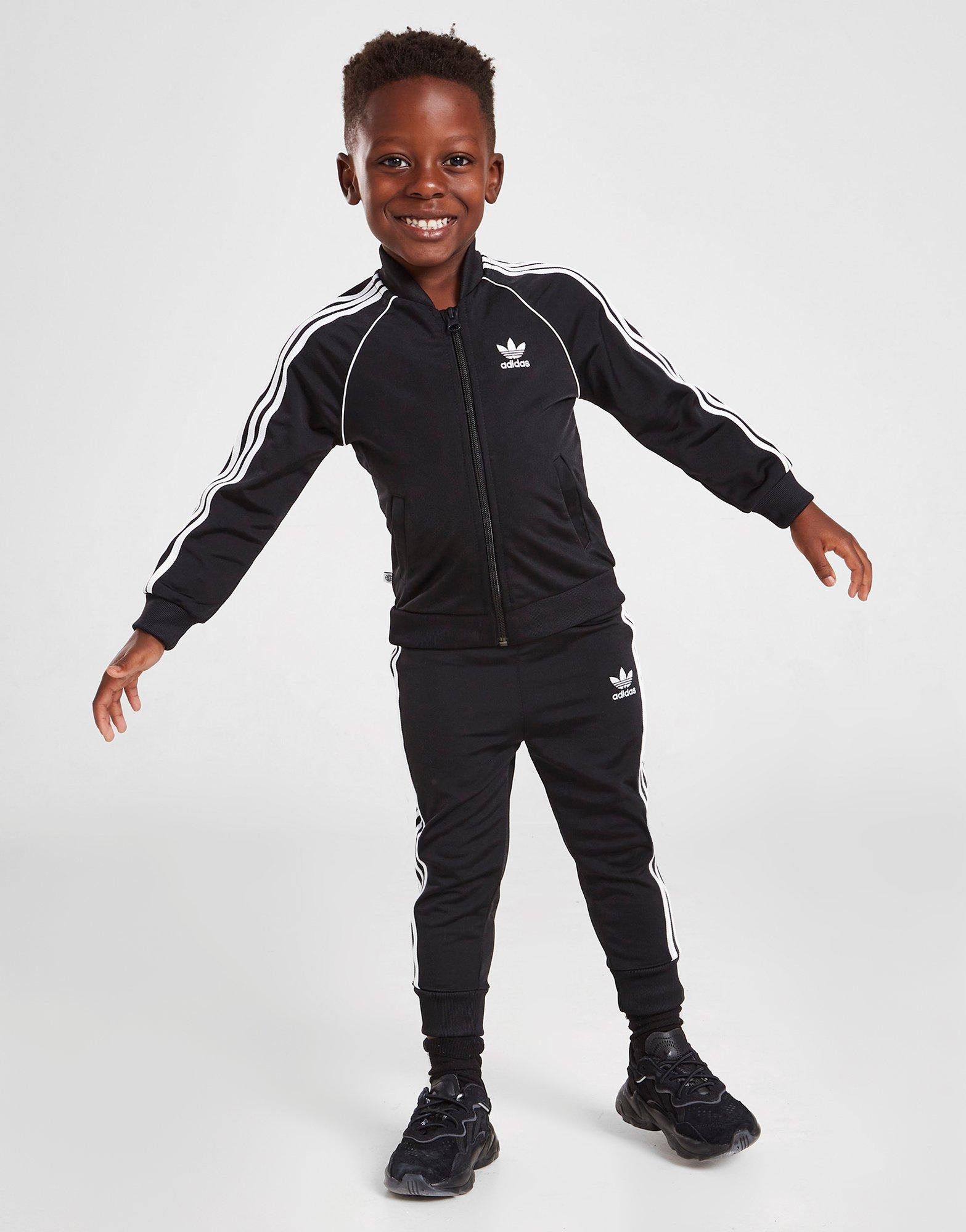 Vaikiški sportiniai kostiumai ADIDAS KOMPLEKTAS SS TRACKSUIT INFANT  GN8441 Juoda