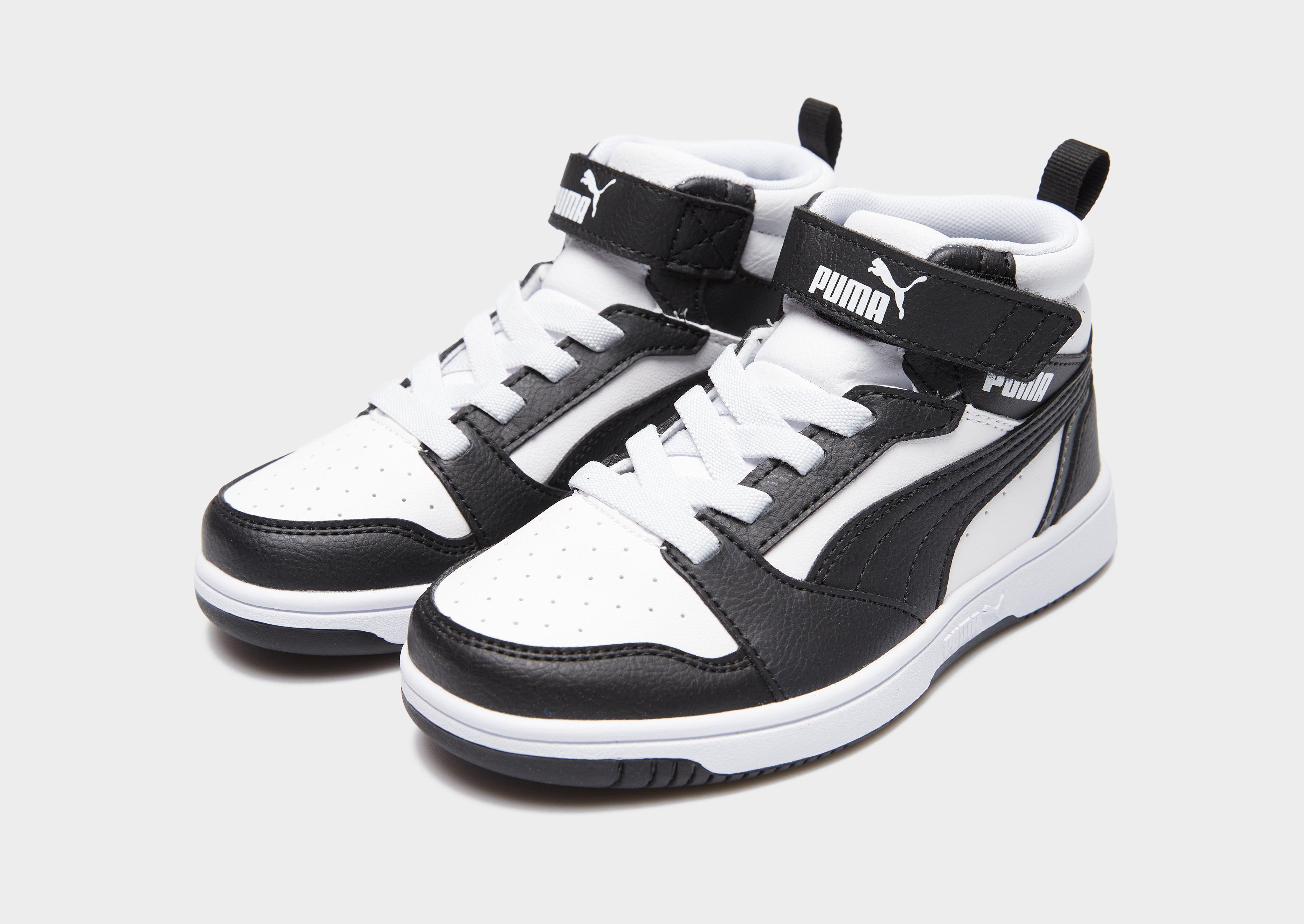 Adidași pentru copii PUMA REBOUND V6 MID AC 393832 01 Alb