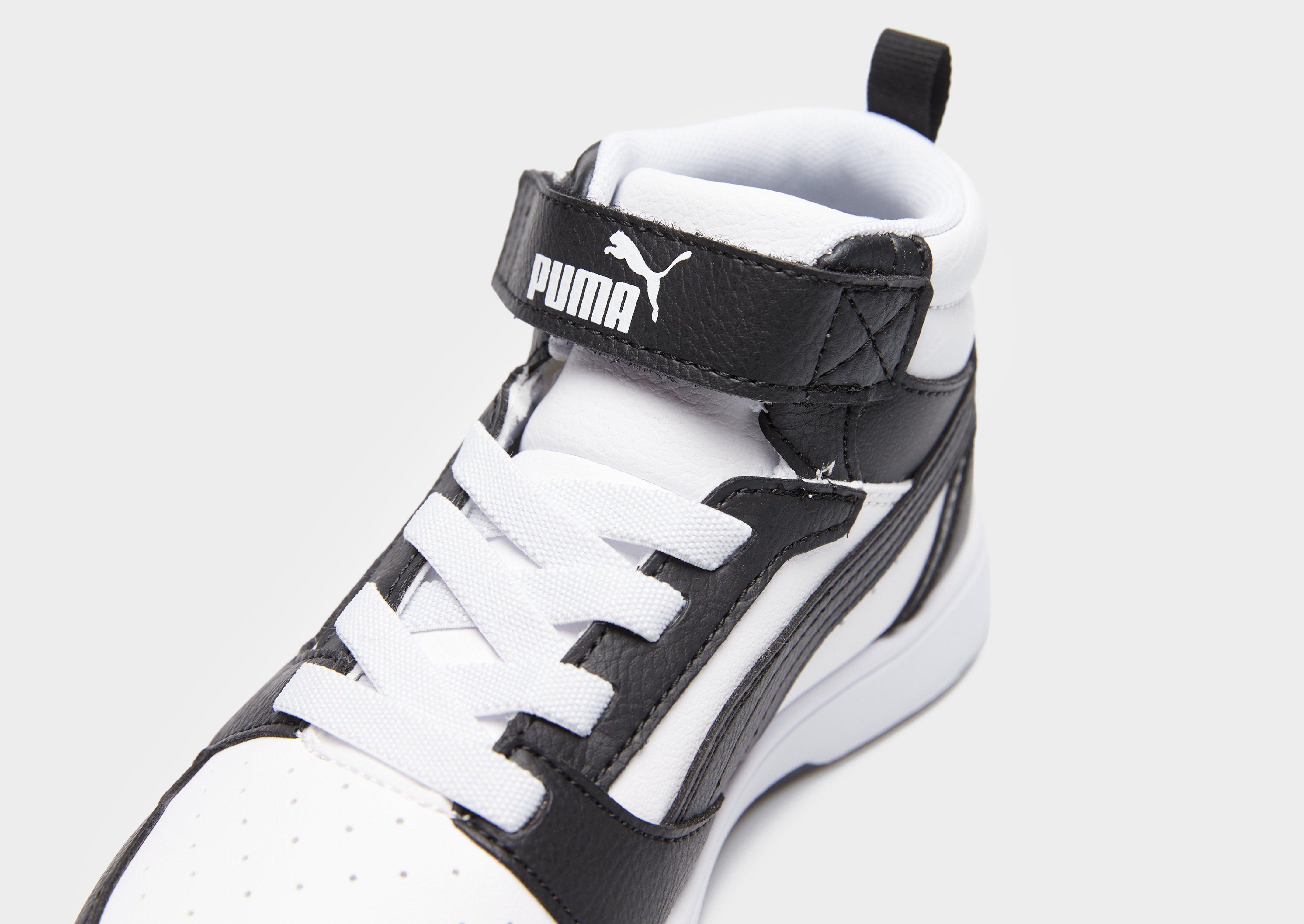 Adidași pentru copii PUMA REBOUND V6 MID AC 393832 01 Alb
