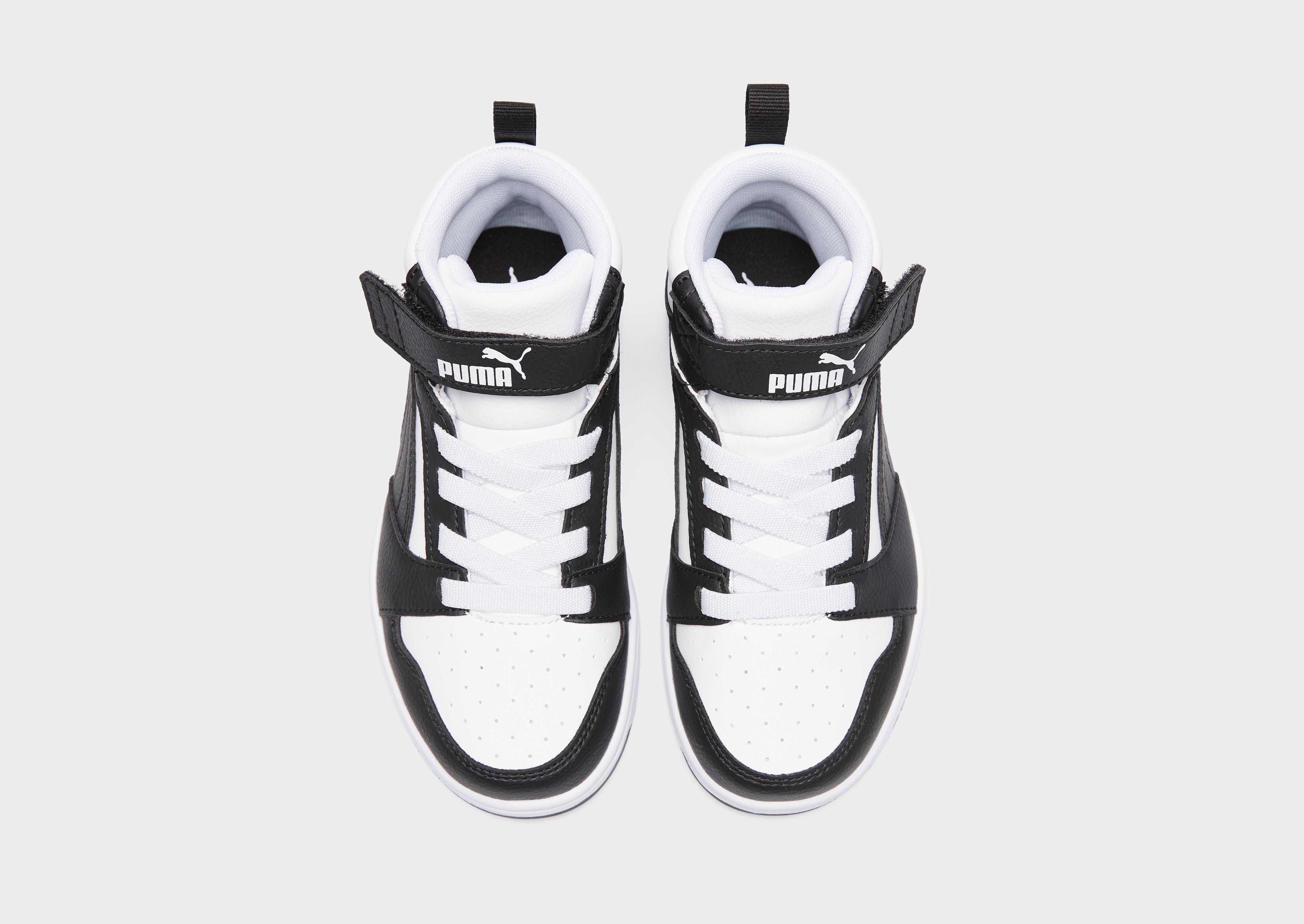 Adidași pentru copii PUMA REBOUND V6 MID AC 393832 01 Alb