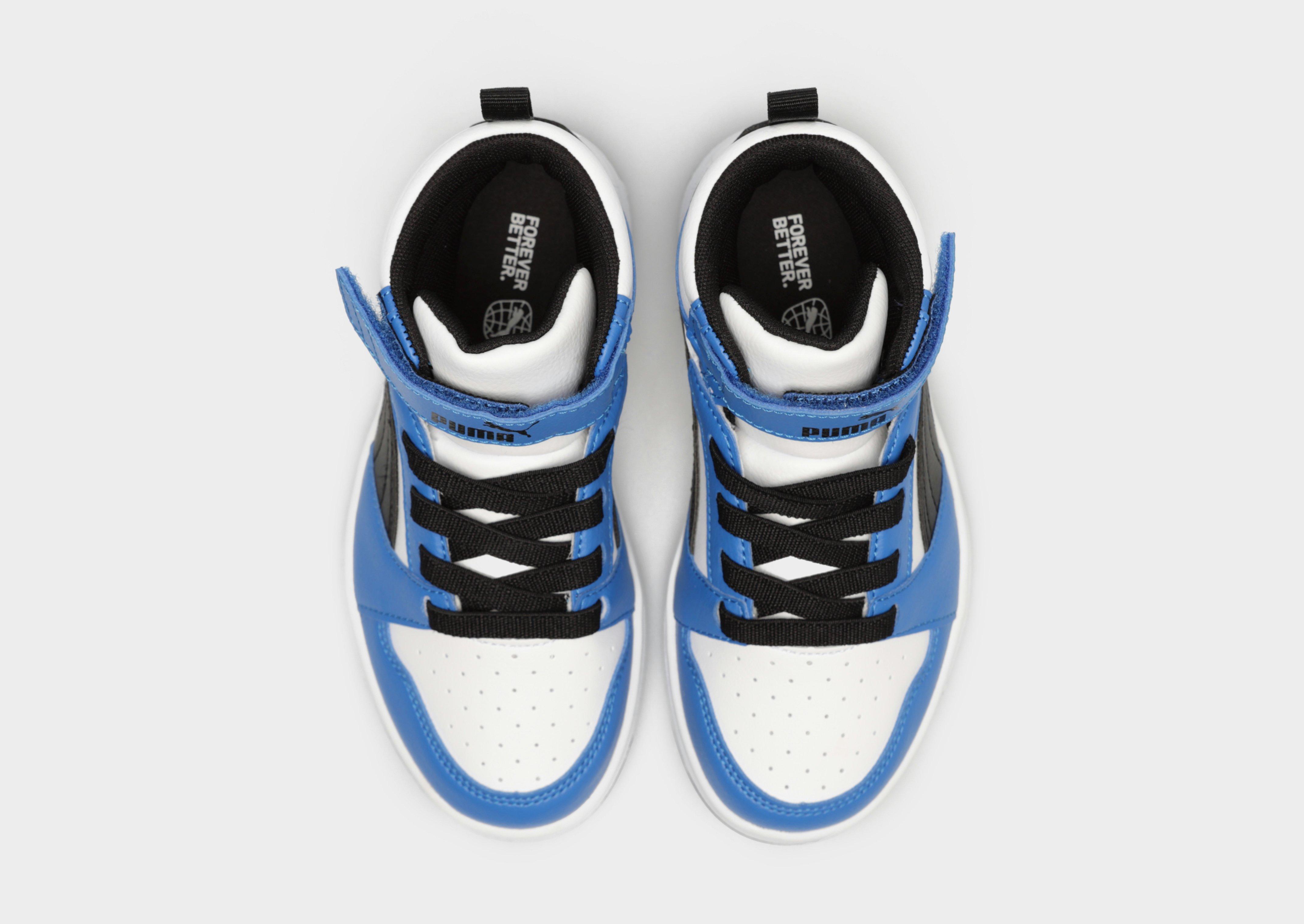 Gyerek sneakers PUMA REBOUND V6 MID AC+ PS 39383206 Kék