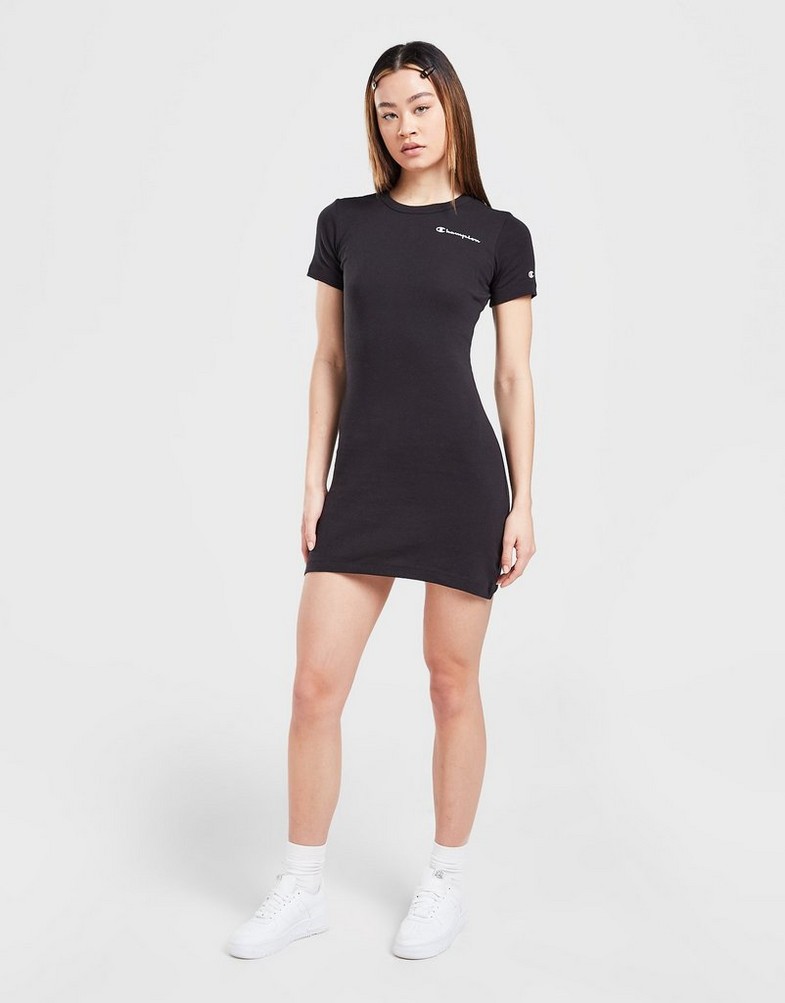 Sukienka damska CHAMPION SUKIENKA DRESS 114917KK001 Czarny