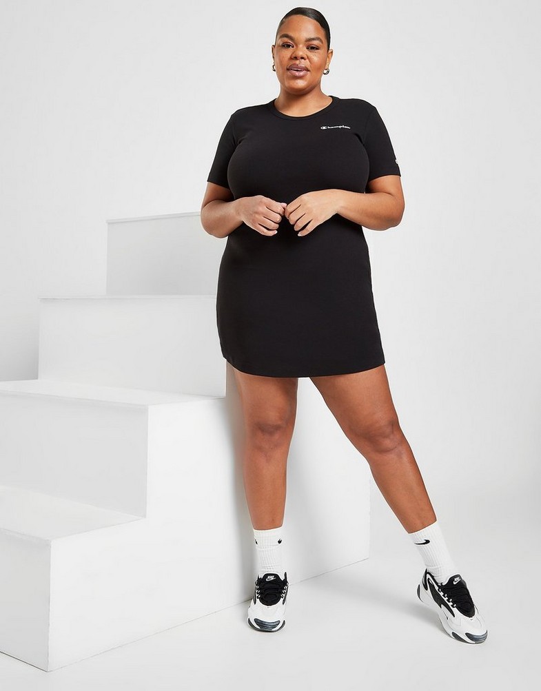 Sukienka damska CHAMPION SUKIENKA DRESS 114917KK001 Czarny