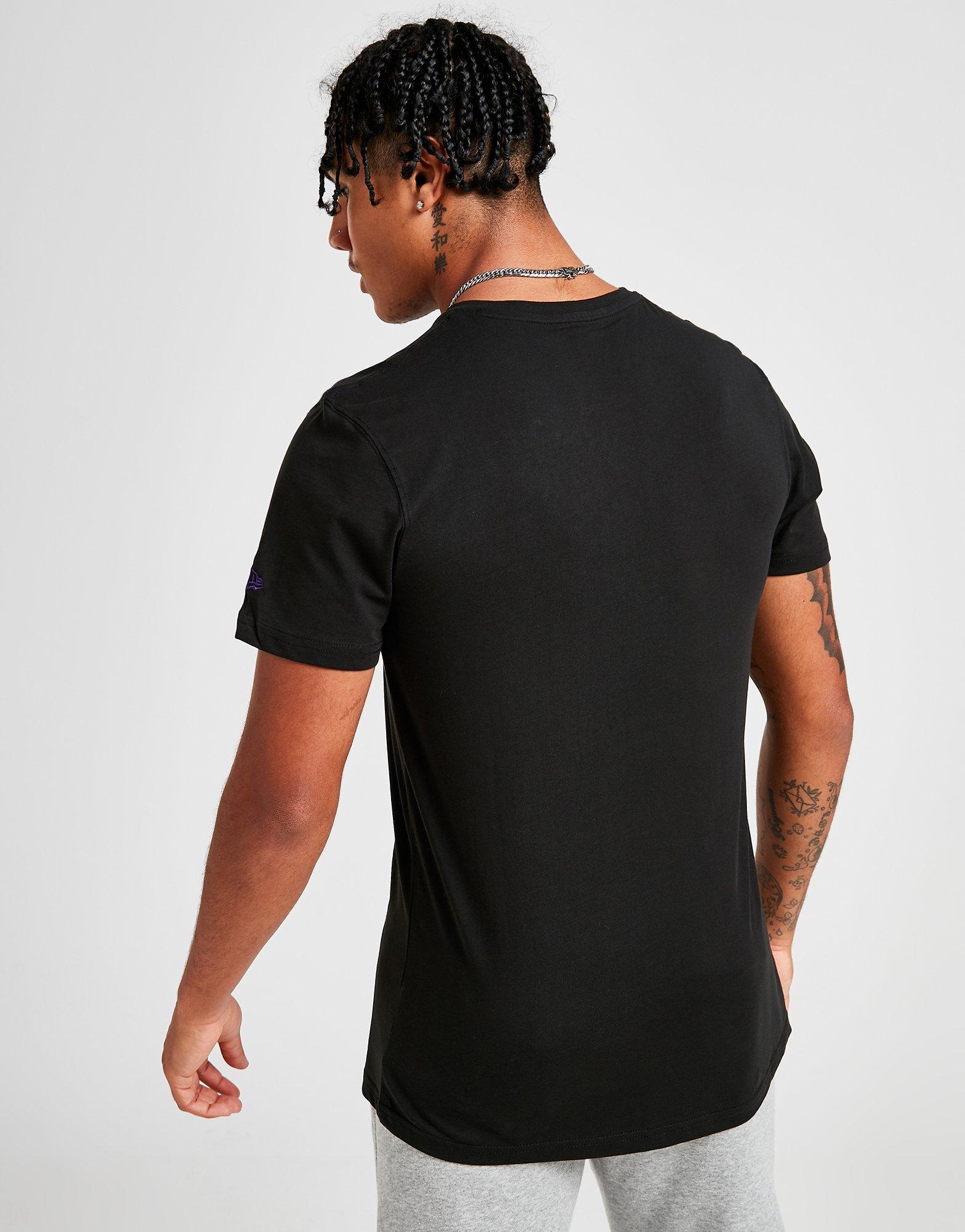 Мъжка тениска NEW ERA ТЕНИСКА SS NBA LOGO LOS ANGELES LAKERS BLACK 11530752 Черен