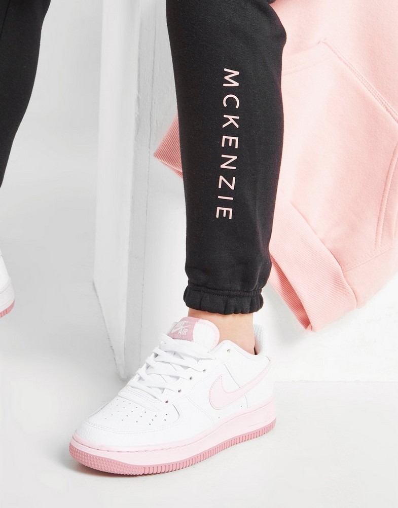 Komplet dresowy dziecięcy MCKENZIE DRES GIRLS' ESSENTIAL HOODED TRACKSUIT JUNIOR MCKTJ14353BLK Czarny