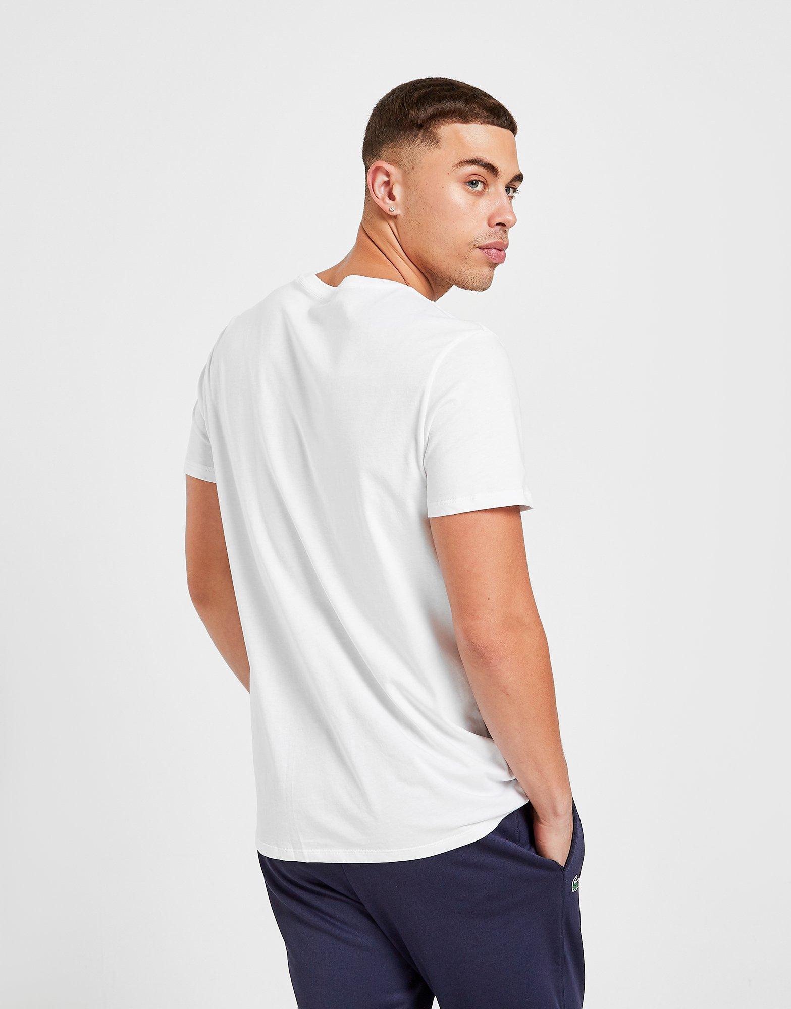Tricou pentru bărbați LACOSTE 3 PACK LOUNGE SLIM TRICOUS TH3451001 Alb