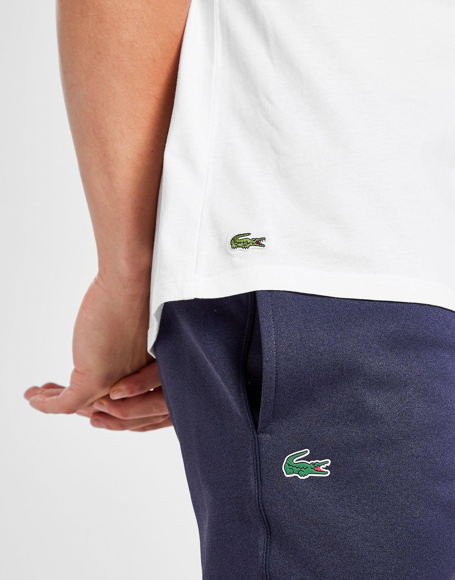Tricou pentru bărbați LACOSTE 3 PACK LOUNGE SLIM TRICOUS TH3451001 Alb