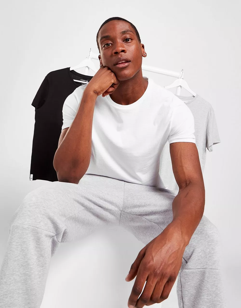 LACOSTE 3PK TEE SLM, фото 1 з 8