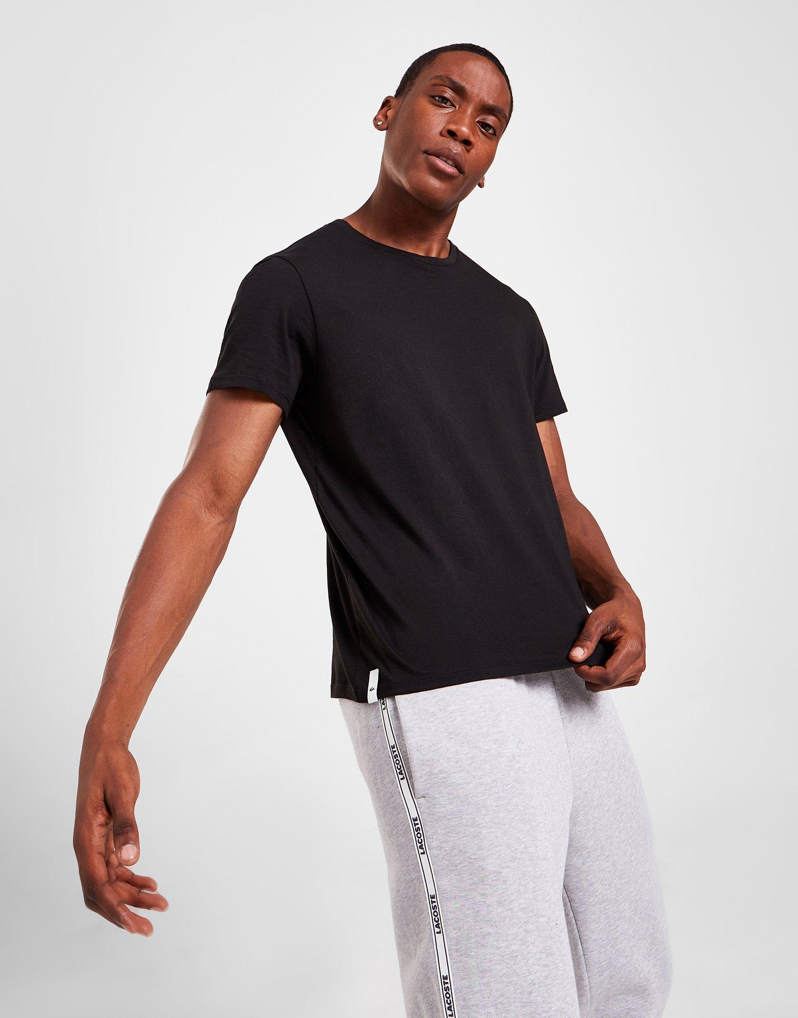 Pánské spodní prádlo LACOSTE 3PK TEE SLM TH3451BXY Bílá