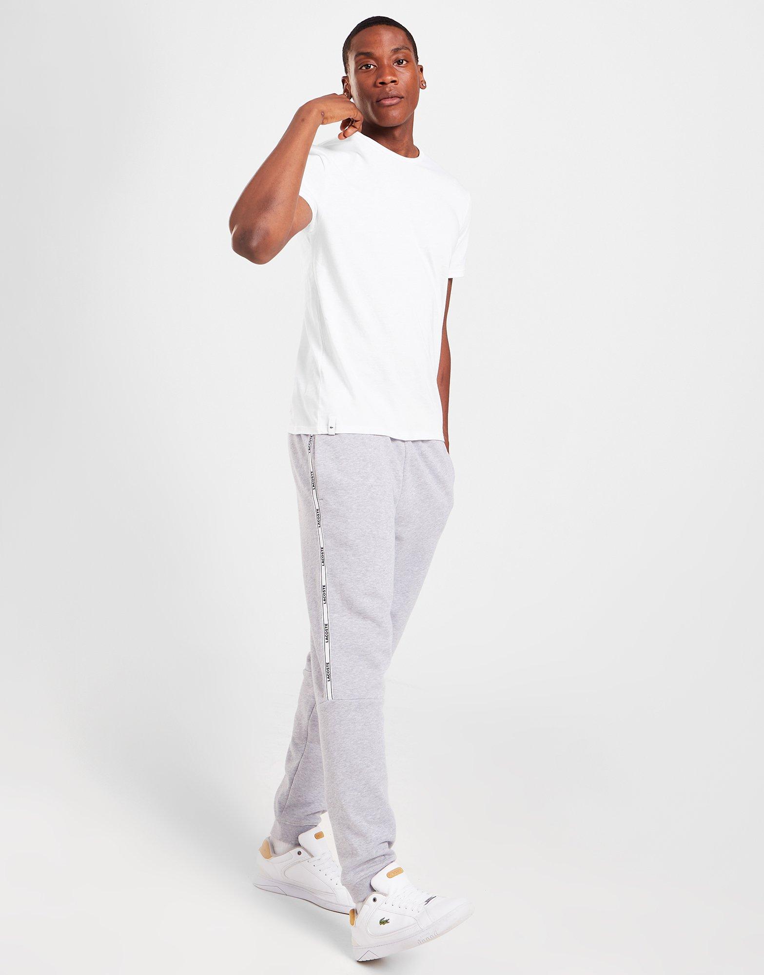 Pánské spodní prádlo LACOSTE 3PK TEE SLM TH3451BXY Bílá