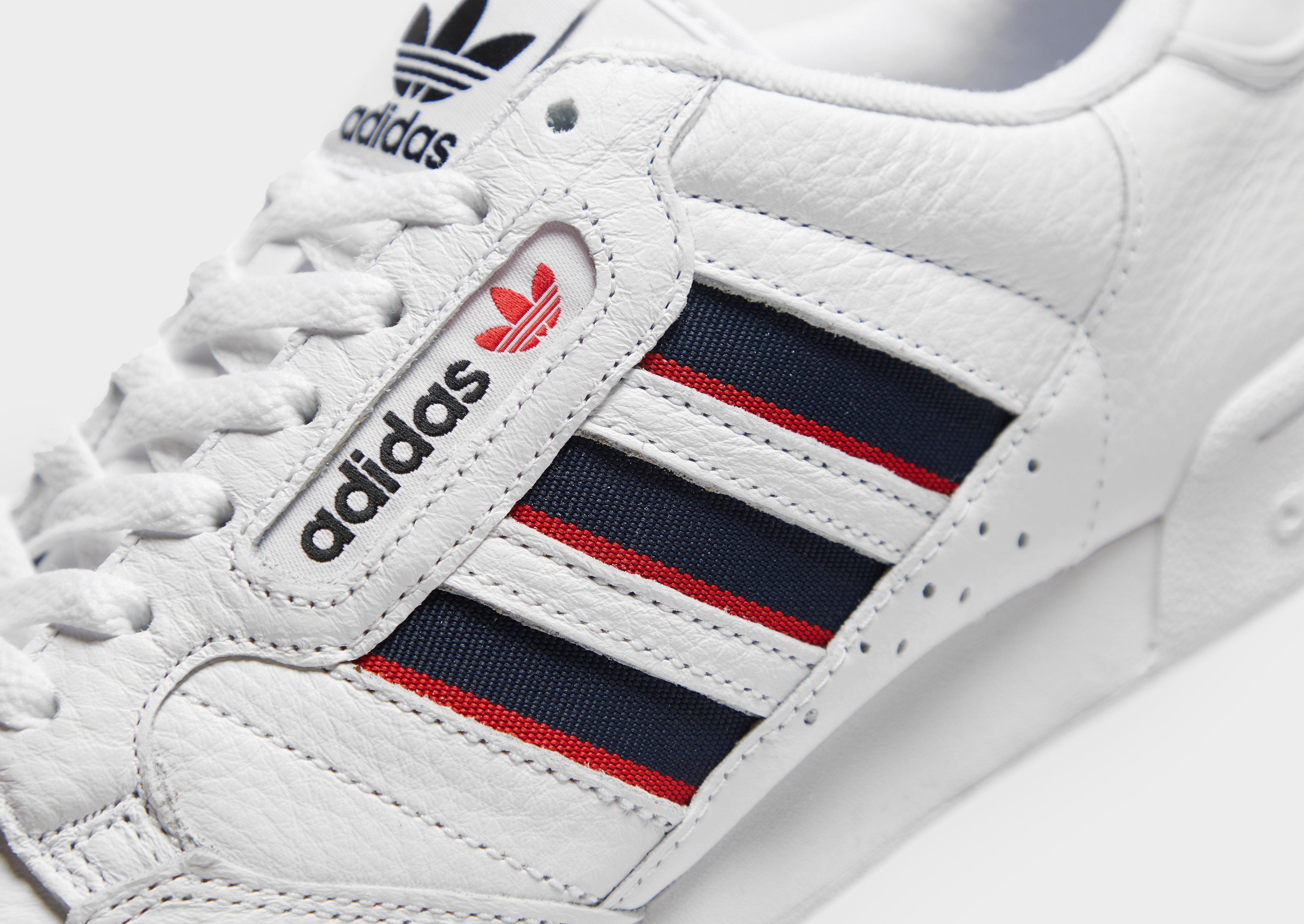 Buty sneakersy męskie ADIDAS CONTINENTAL 80 STRIPES FX5090 Biały