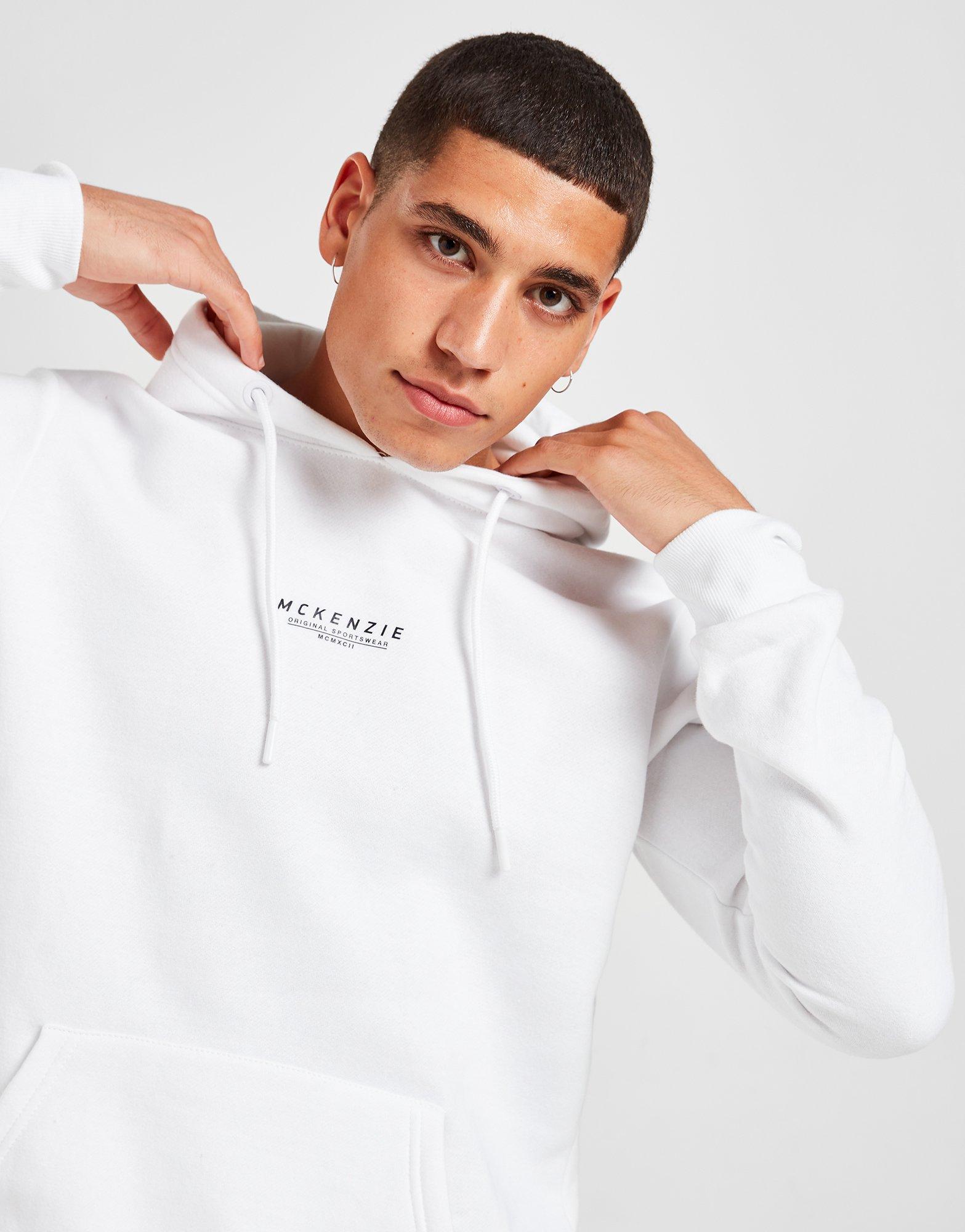 Bluza męska MCKENZIE ESSENTIAL OVERHEAD HOODIE  MCKTM13578 Biały