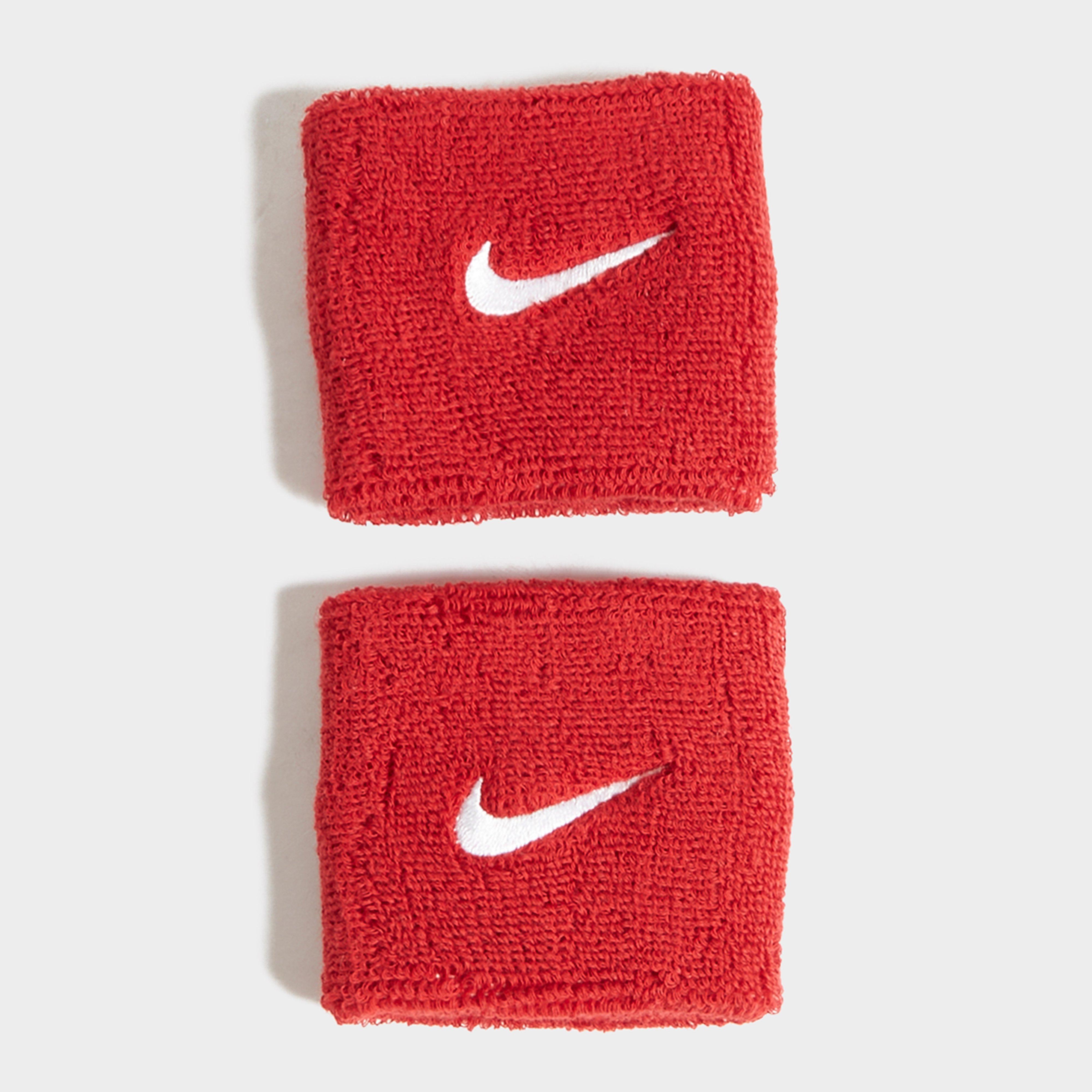 Accesorii fitness pentru femei NIKE BENTIȚĂ SPORT SWOOSH 2PK WB RED/WHT NIKE HEAD/WRIST BAN