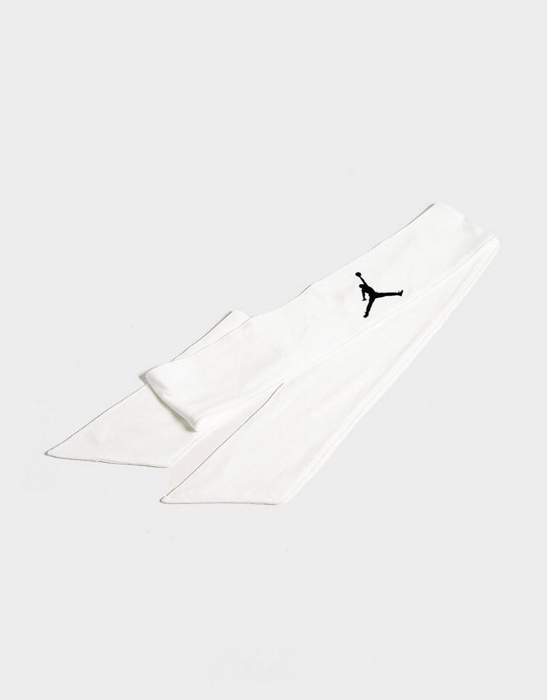 Czapka z daszkiem damska NIKE DASZEK JUMPMAN HEAD TIE JN00J101 Biały